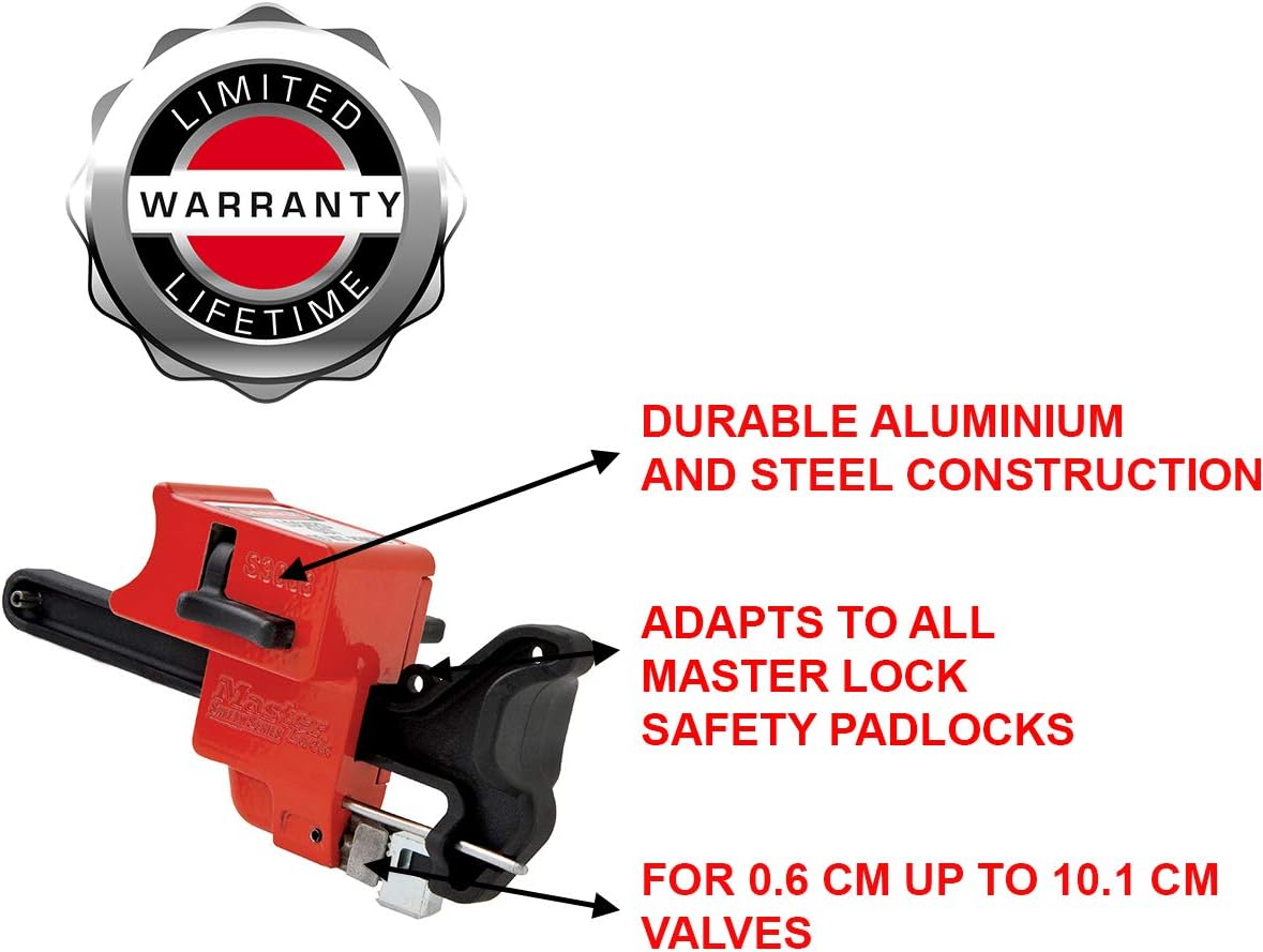 MASTER LOCK Master Lock S3068 Seal-Tight Handle-On Valve Lockout