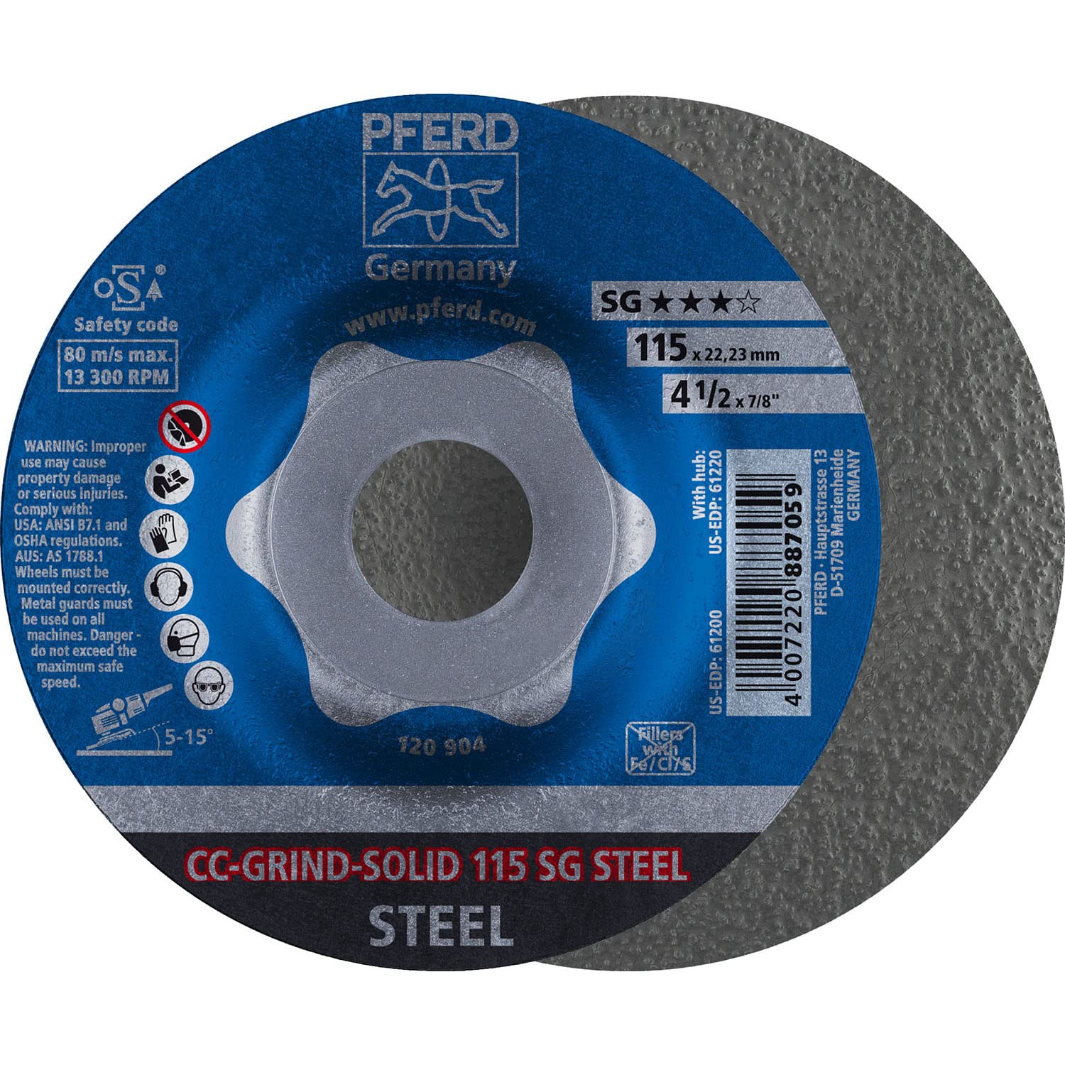PFERD 61200 ABRASIVE DISCS