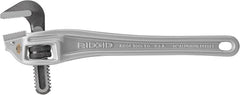 RIDGID Ridgid 31120 14 Aluminum Offset Pipe Wrench Parallel Handle Narrow Hook Jaw Tight Spaces Overhead Applications