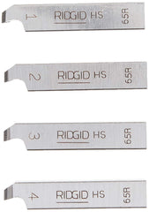 RIDGID Ridgid 38105 Dies 65R NPT HS SS For 65R-C and 65R-TC Ratchet Threaders