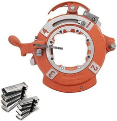 RIDGID 47750 Threading Machine Dies, Right-Handed Alloy NPT Pipe Dies with Nominal Pipe Size of 1-Inch to 2-Inches for Universal Die Heads, Silver