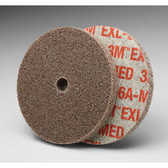 3M Scotch-Brite 7000000703 EXL High Performance Unitized Wheel 3 in Dia 3/8 in Center Hole 1/4 in Face Medium