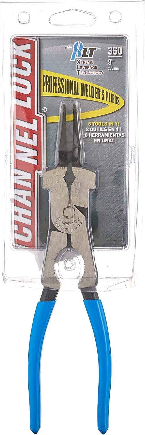CHANNELLOCK Channellock 360 Pliers 9 inches Polished Welder's Pliers