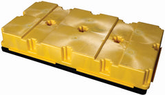 EAGLE GASKET AND PACKING Eagle 1632 Drum Spill Containment Pallet 5,000 lb 2 Drum Yellow