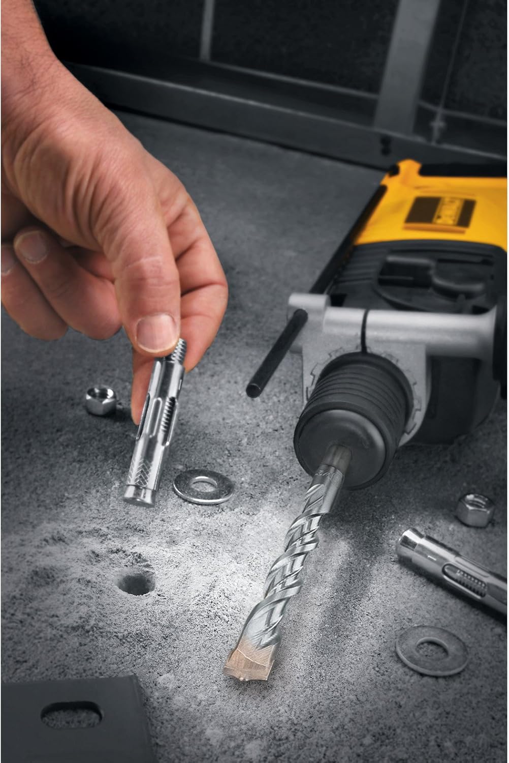 DEWALT Dewalt DW5437 SDS+ Hammer Bit Rock Carbide 1/2-inch x 4-inch x 6-inch