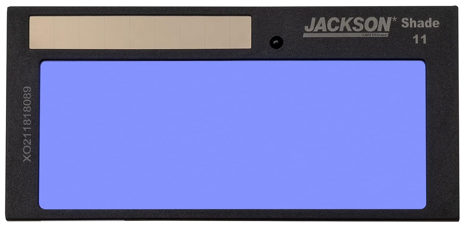 JACKSON SAFETY Jackson Safety 16376 Solera ADF Cartridge for Welding Helmet Upgrade, Fixed Shade 3/11, Solar Powered, 2 x 4.25, One Size