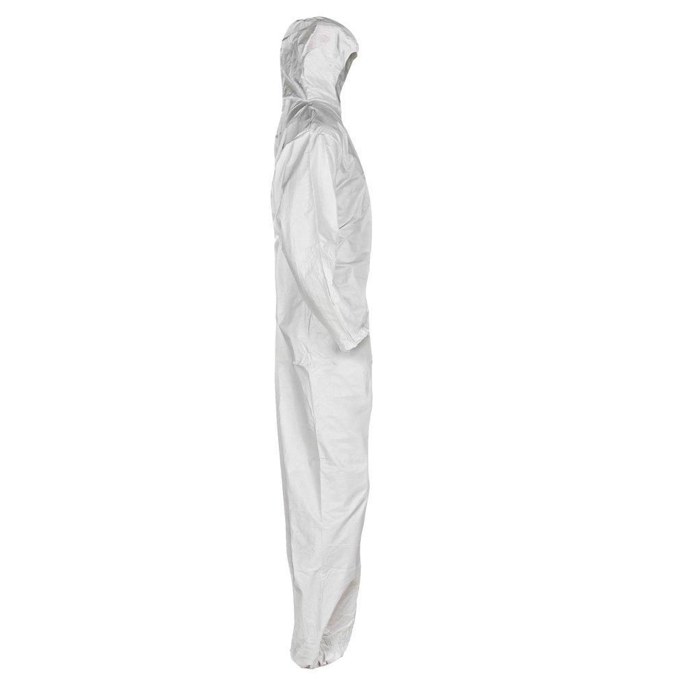 KLEENGUARD KleenGuard 49113 A20 L Size Fabric Coverall with Hood in White