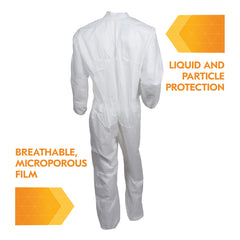 KleenGuard 44302 A40 Liquid Particle Protection Disposable Coverall Medium
