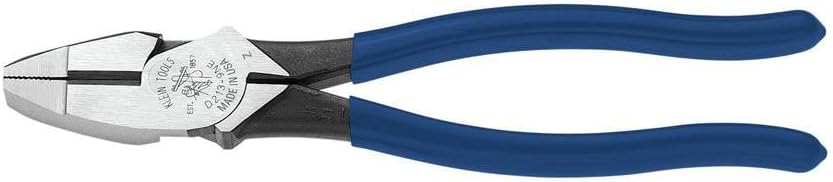 KLEIN TOOLS Klein Tools D213-9NE 9 Inch High-Leverage Side Cutting Pliers