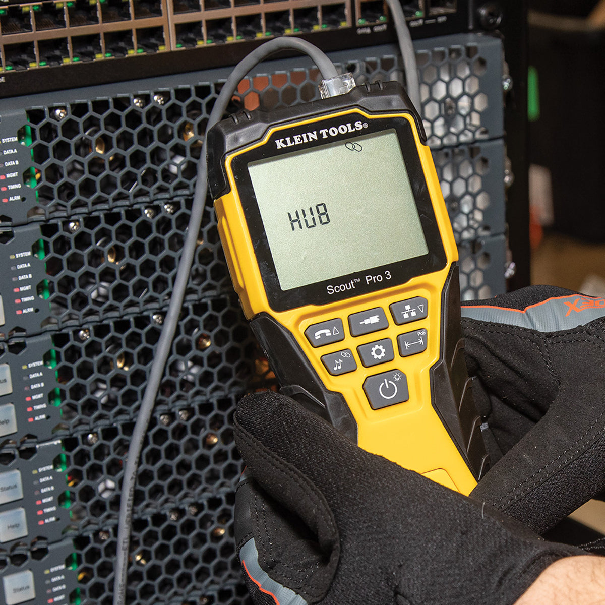 KLEIN TOOLS Klein Tools VDV501-852 Scout Pro 3 Tester with Locator Remote Kit Cable Testing 2000ft RJ11/12 RJ45 F-Connector