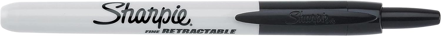 SHARPIE Sharpie 32724PP Permanent Marker Fine Black 2-Pack