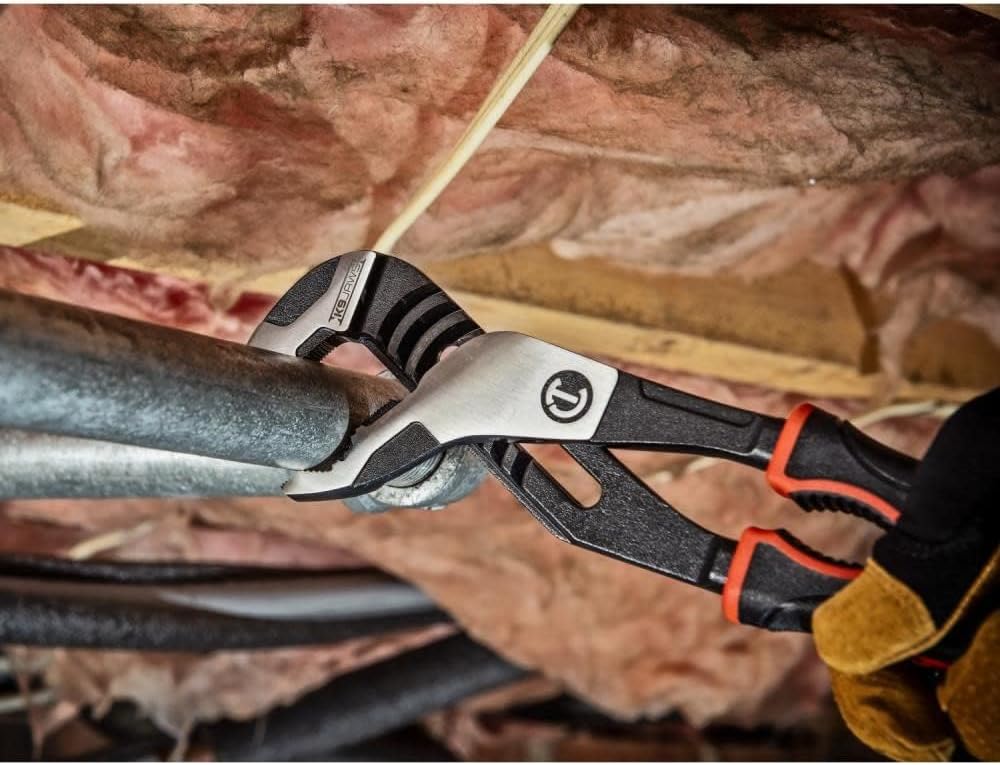 CRESCENT Crescent RTZ28CGV Plier 8 Inch V Jaw T&G Cushion Grip