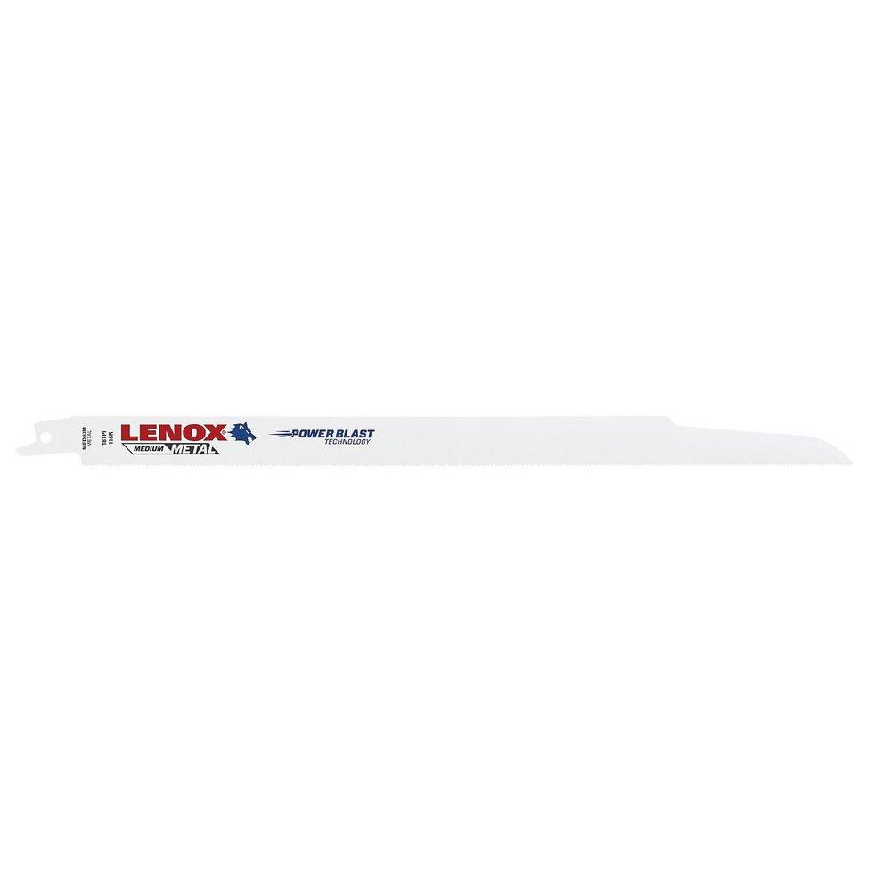 LENOX Lenox 21510118R Metal Cutting Reciprocating Saw Blade Bi-Metal 12 Inch 18 TPI 5/PK