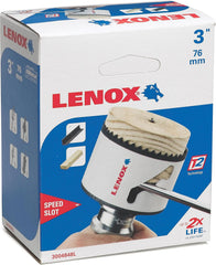 Lenox 3004848L Bi-Metal Speed Slot Hole Saw T3 Technology 3 Inches