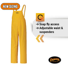 Pioneer V3010460U-XL PVC Rainsuit Yellow XL