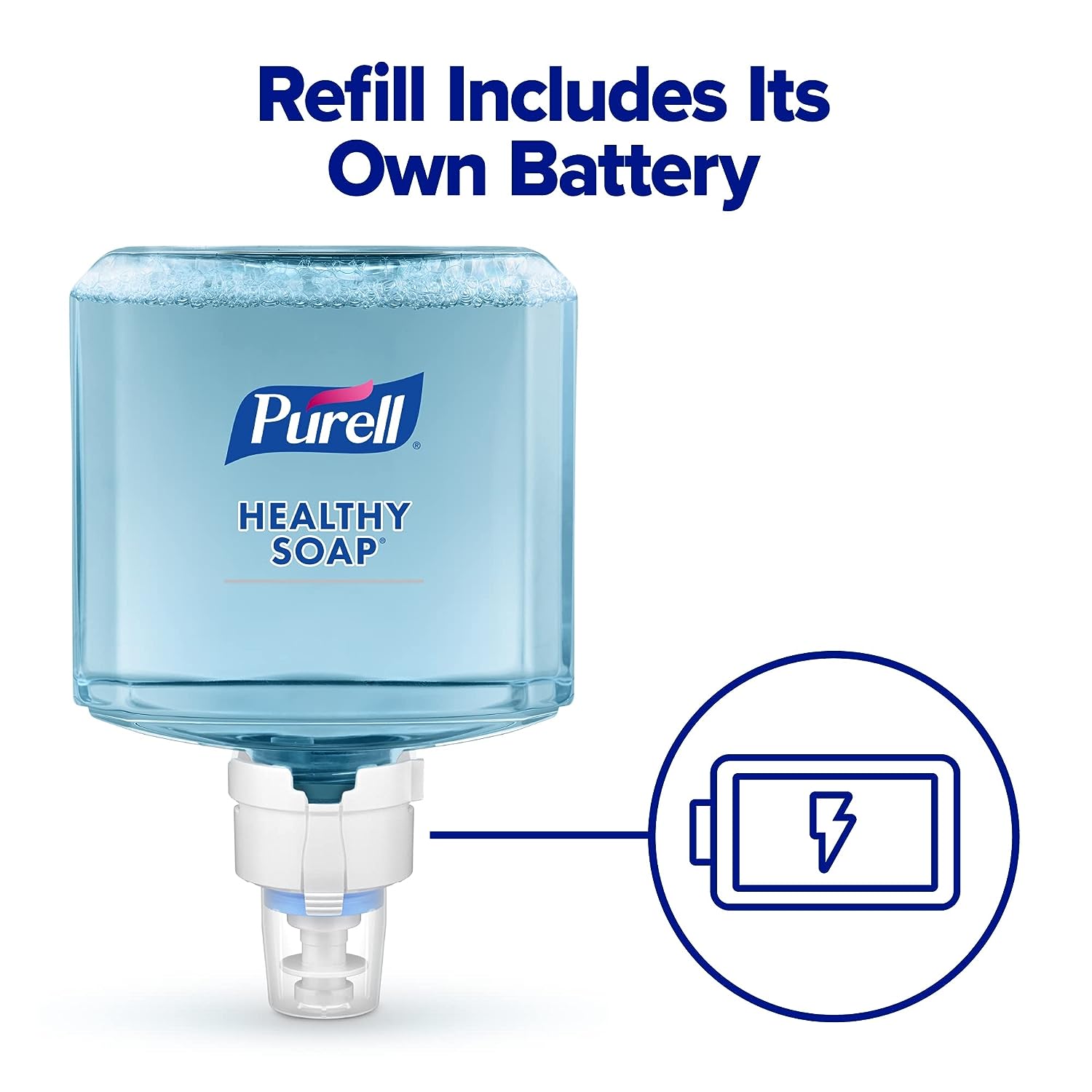 PURELL Purell 7772-02 Healthy Soap Gentle and Free Foam Fragrance Free 1200 mL Refill Pack of 2