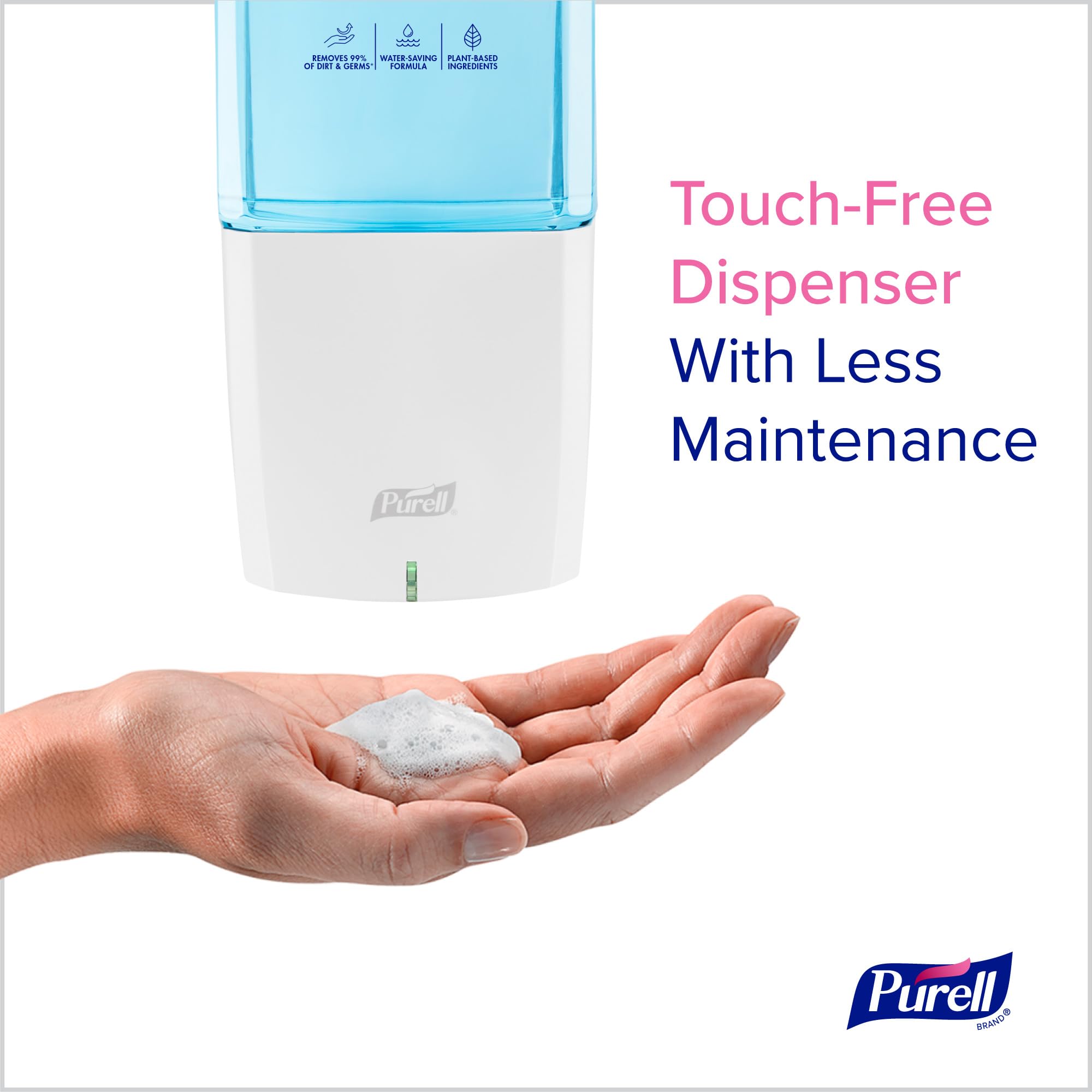 PURELL Purell 8330-E1 ES10 Automatic Hand Soap Dispenser White 1200 mL Pack of 1