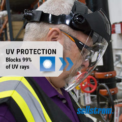 Sellstrom S32010 Face Shield Polycarbonate Ratchet Headgear