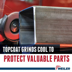 Weiler 50121 Ceramic Abrasive Flap Disc 40 Grit 4.5 Inch