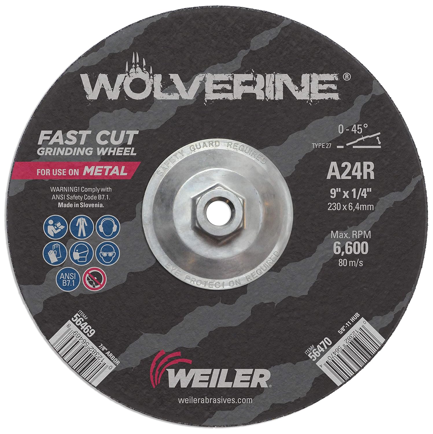 WEILER 56470 ABRASIVES, FILES, & CHISELS