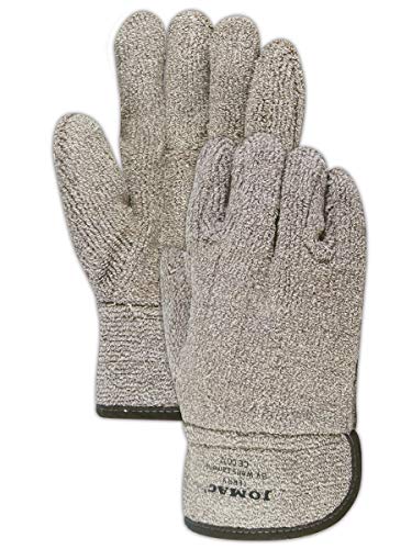 WELLS LAMONT Wells Lamont 644HRL Jomac Extra Heavy Weight Loop-Out Terry Cloth Heat-Resistant Gloves X-Large 2 1/2 Safety Cuff