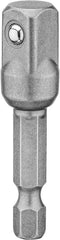 DEWALT Dewalt DW2542 1/4-Inch Hex Drive to 3/8-Inch Socket Adapter Silver
