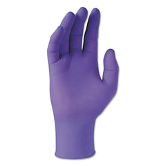 KIMBERLY-CLARK Kimtech 55084 Purple Nitrile Exam Gloves, Powder-Free, 9.5 inches, X-Large, Box of 90
