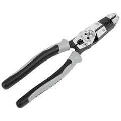 KLEIN TOOLS Klein Tools J2159CRTP Hybrid Pliers with Crimper, Fish Tape Puller, and Wire Stripper