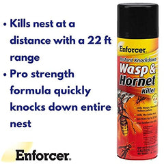 Enforcer EWHIK16 Instant Knockdown Wasp and Hornet Killer Spray 16 oz Pack of 12