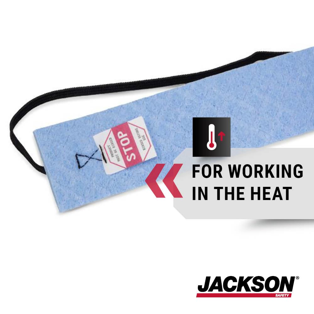 JACKSON SAFETY Jackson Safety 16750 Drybrow AA-100 Sweatband Elastic Band One Size 25 Pack