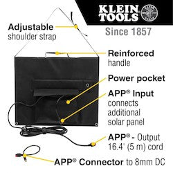 KLEIN TOOLS Klein Tools 29250 60W Portable Solar Panel