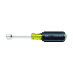 KLEIN TOOLS Klein Tools 630-3/8 3/8-Inch Nut Driver with 3-Inch Hollow Shaft and Cushion Grip Handle