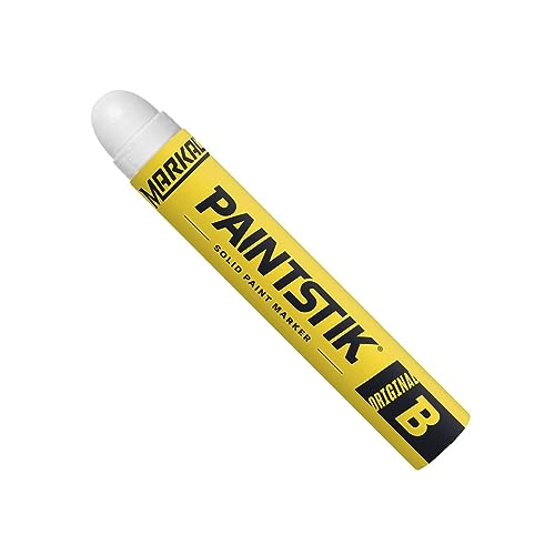 MARKAL Markal 80220 Paintstik Solid Paint Marker White 12 Pack