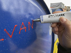 Markal 96652 StylMark White Tube Marker for Rough, Oily, and Wet Surfaces