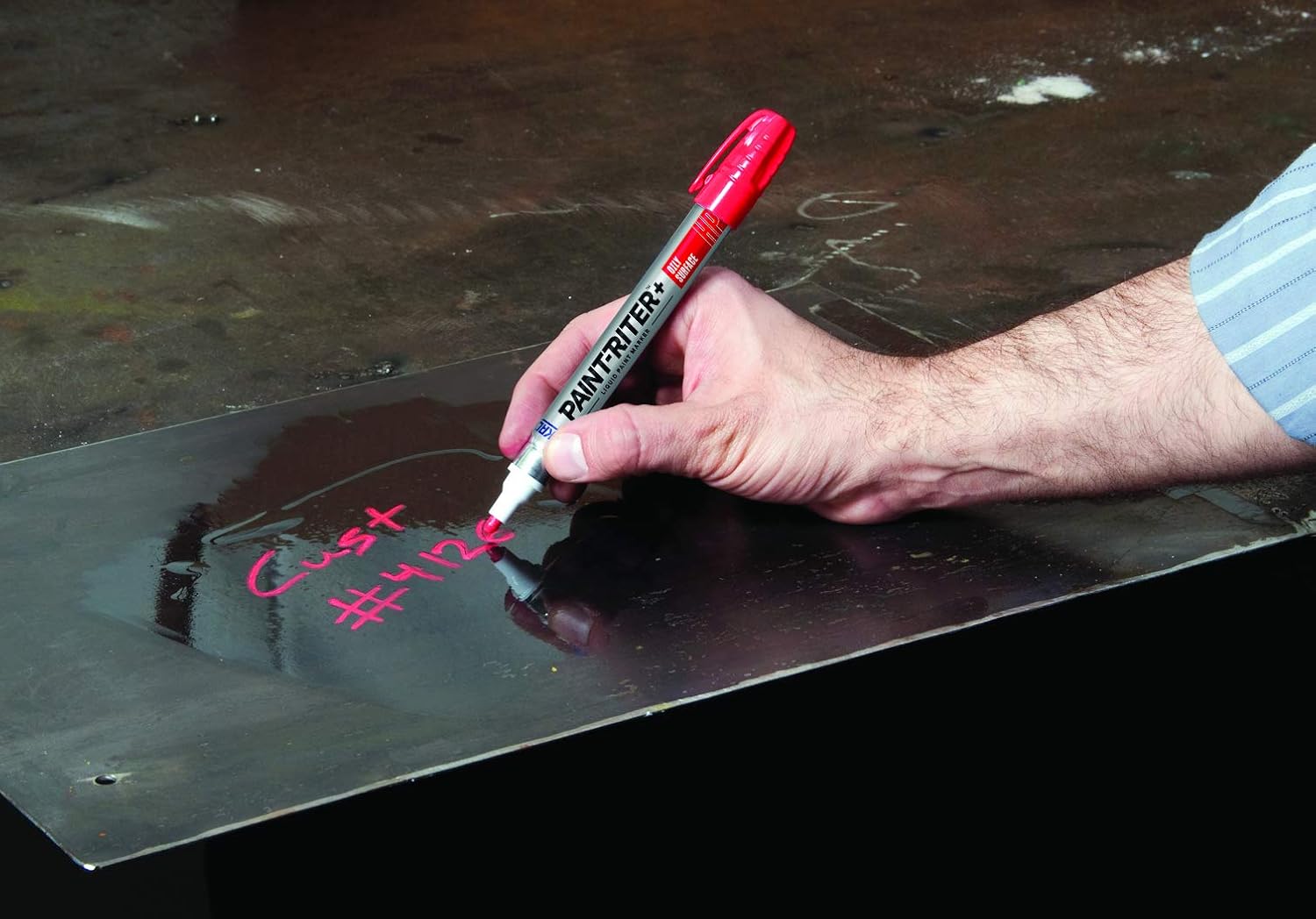 MARKAL Markal 96967 Paint-Riter+ Oily Surface Liquid Paint Marker 1/8 in Tip Pack of 12