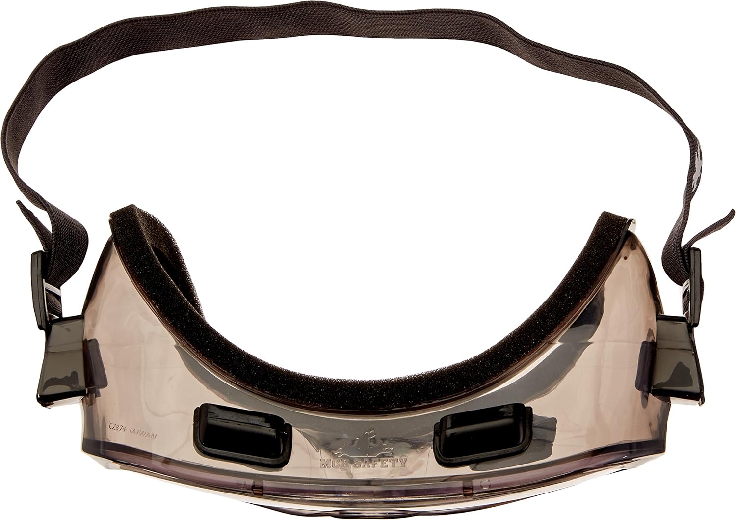 MCR SAFETY MCR Safety 2400F Verdict Polyvinyl Chloride Strap Foam Lining Safety Goggle Smoke Frame Clear Lens 1 Pair