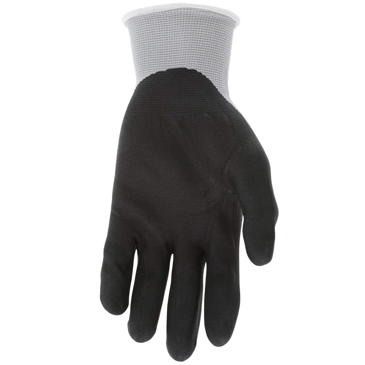 MCR SAFETY MCR Safety 9673M NXG Work Gloves Medium Gray Black Nitrile Foam Coated Palm 12 Pair