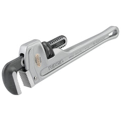 MILWAUKEE Ridgid 47057 Aluminum Straight Pipe Wrench 12 inches 2 inch Jaw Capacity