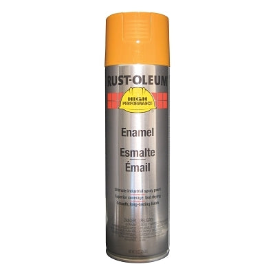 RUST-OLEUM Rust-Oleum V2147838 High Performance V2100 System Rust Preventive Enamel Spray Paint 15 oz Industrial Yellow 6-Pack