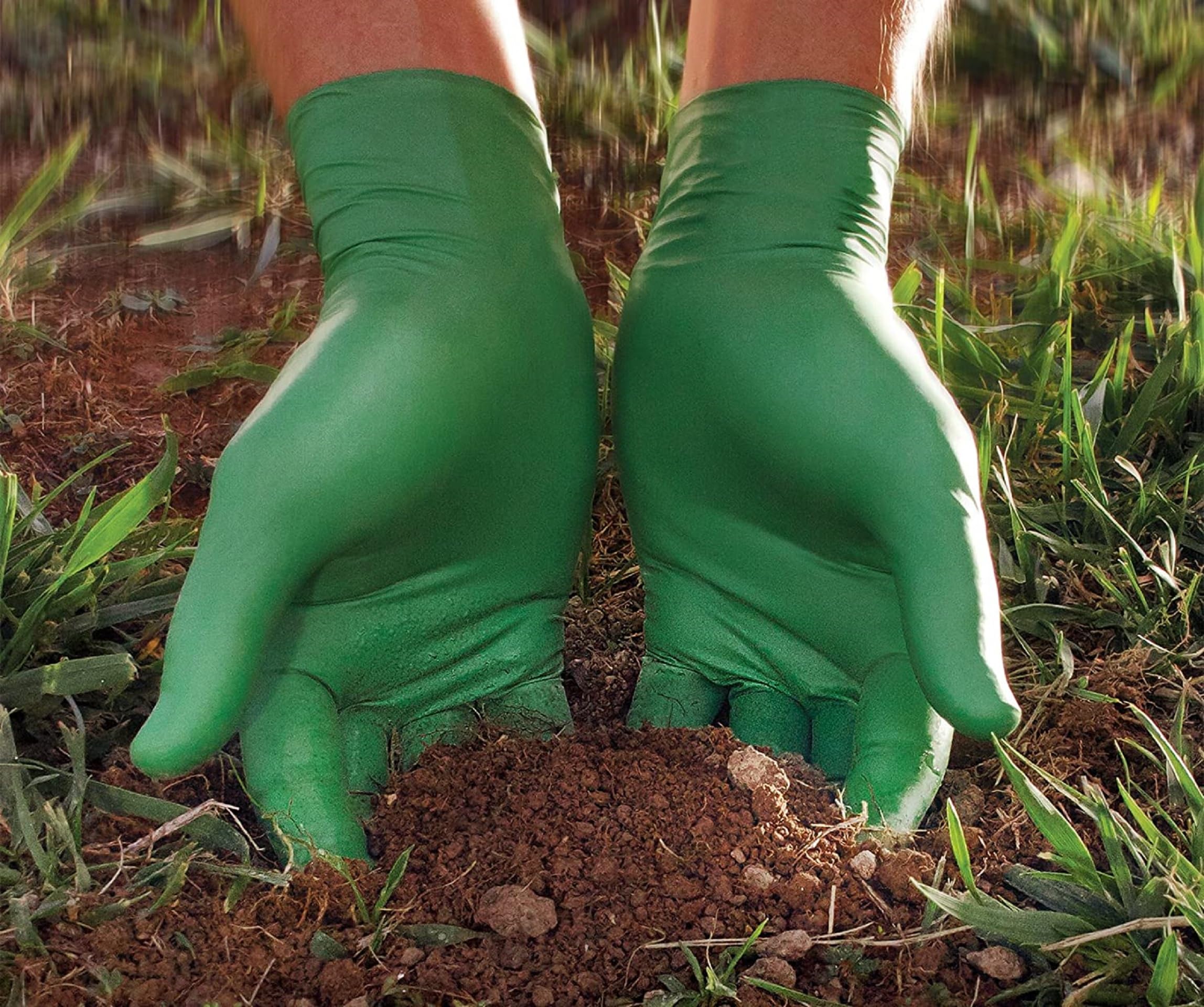 SHOWA SHOWA 6110PFS Biodegradable Nitrile Powder-Free Disposable Safety Glove 4 mil Thick 9.5 Inches Small 100 Pack
