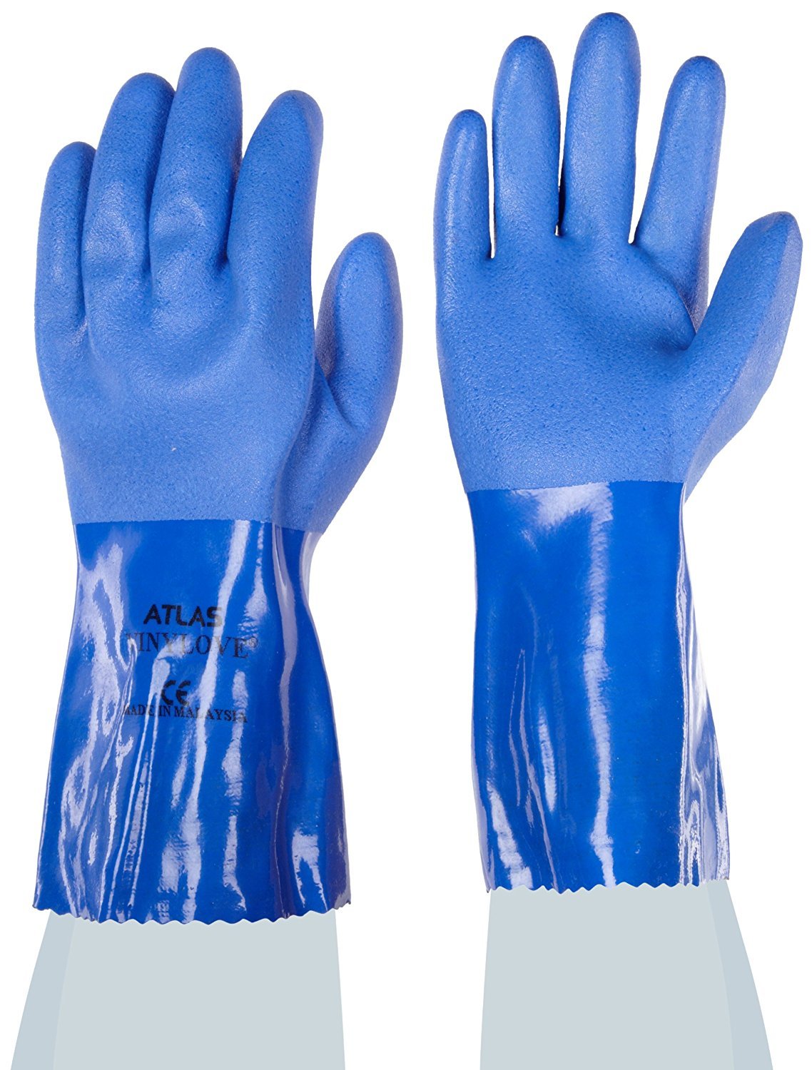 SHOWA SHOWA 660XL-10 Gloves Chemical Resistant X-Large PVC 12 Inch