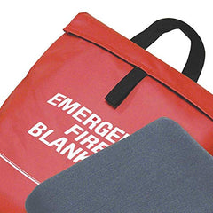 Sellstrom S97453 High Temperature Resistant Carbon Fiber Felt Emergency Fire Blanket 6 x 5 Black