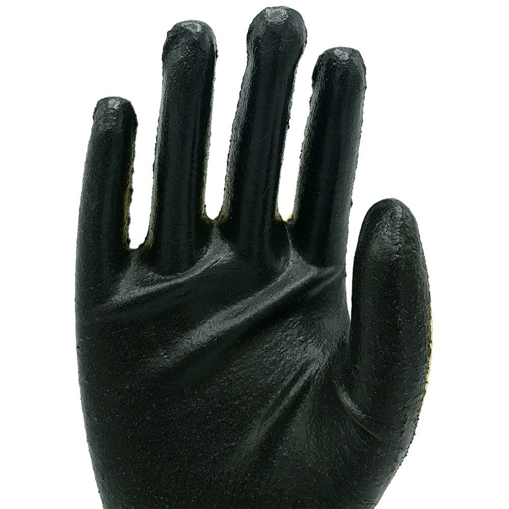SHOWA SHOWA 4561S-06 Foam Nitrile Palm Coated Flame and Cut Resistant Safety Gloves Small 12 Pair
