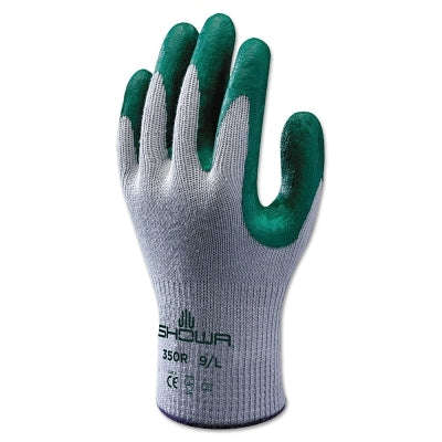 SHOWA SHOWA 350S-07 Atlas 350 Fit Palm Coating Nitrile Glove, 10-Gauge Seamless Knitted Liner, Small (Pack of 12 Pairs)