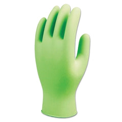 Showa 7705PFTS Accelerator-Free Disposable Nitrile Glove 9.5 inch Length 4 mil Thick Small