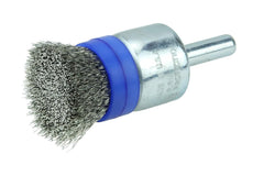 WEILER Weiler 11112 Banded Crimped Wire End Brush 3/4 in Diameter 0.006 in Wire