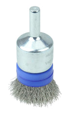 WEILER Weiler 11112 Banded Crimped Wire End Brush 3/4 in Diameter 0.006 in Wire