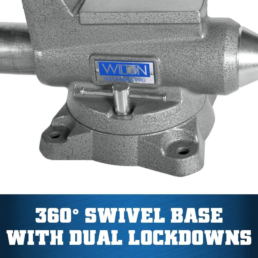 WILTON Wilton 28812 Mechanics Pro Bench Vise 6-1/2 Jaw Width 6 Jaw Opening 4-3/8 Throat
