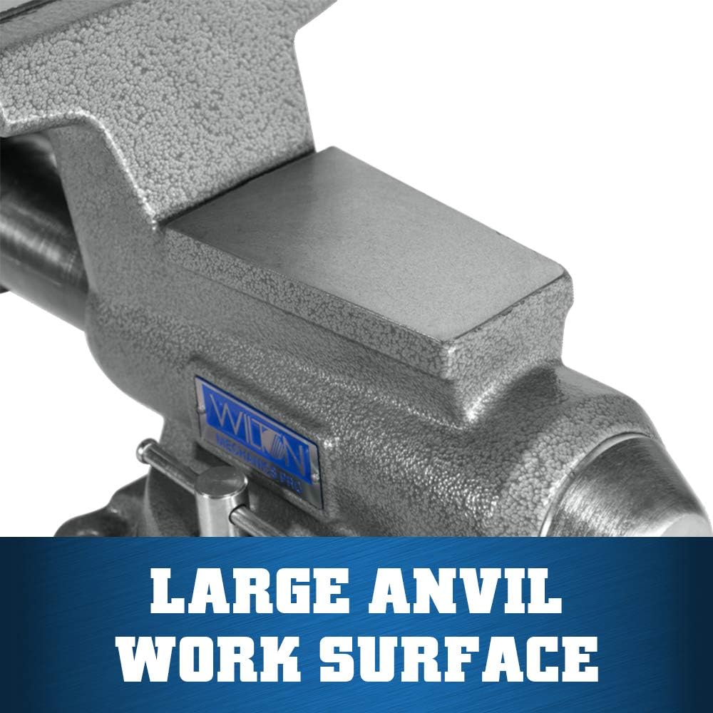 WILTON Wilton 28812 Mechanics Pro Bench Vise 6-1/2 Jaw Width 6 Jaw Opening 4-3/8 Throat