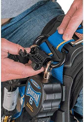 WERNER Werner R431006-R Bantam Web Self-Retracting Lifeline 6 Feet Aluminum Rebar